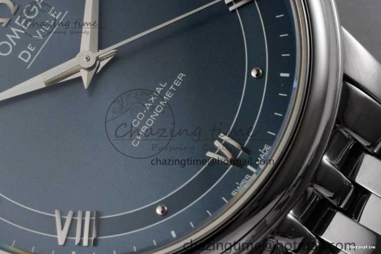 0429 De Ville SS DIWF 1:1 Best Edition Light Blue Dial SS Markers on SS Bracelet MIYOTA TopPick 7850